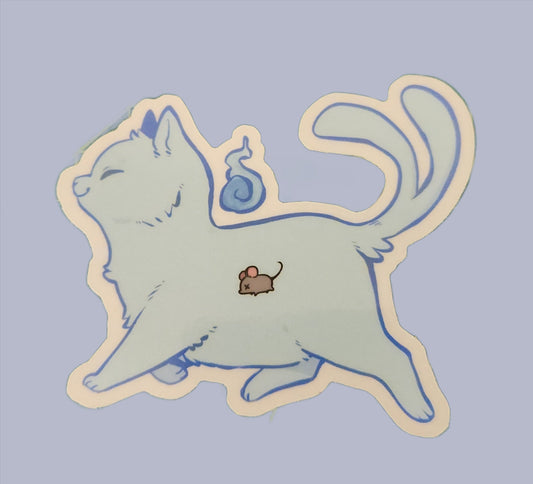 Ghost Cat Sticker