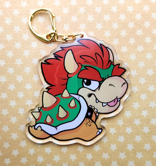 Bowser Acrylic Charm