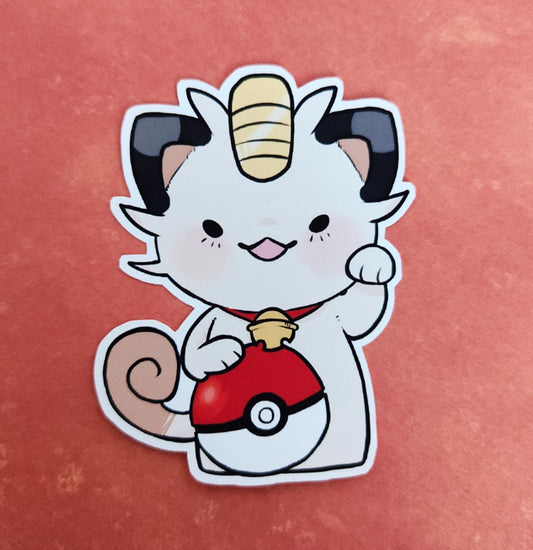 Lucky Meowth Sticker