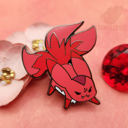 Ruby Carbuncle Pin