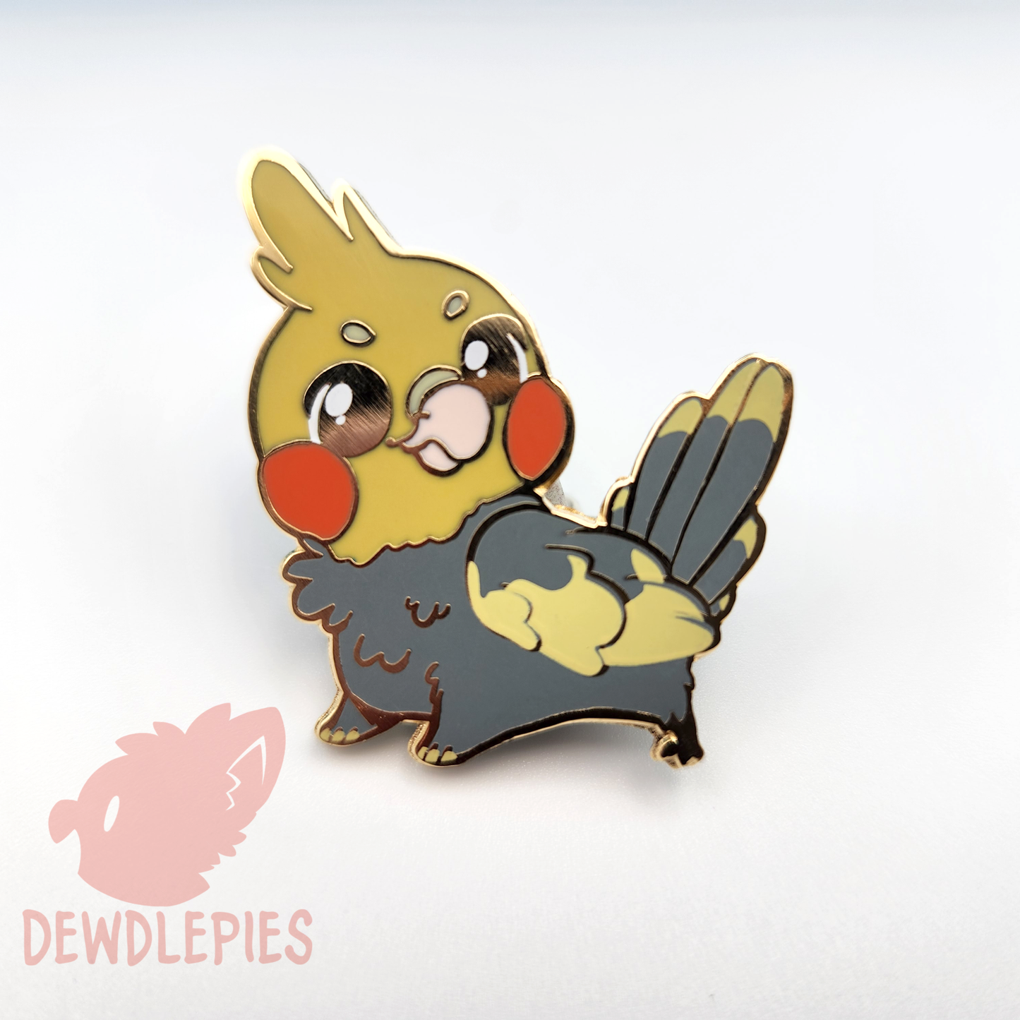 Cockatiel Gryphon Enamel Pin