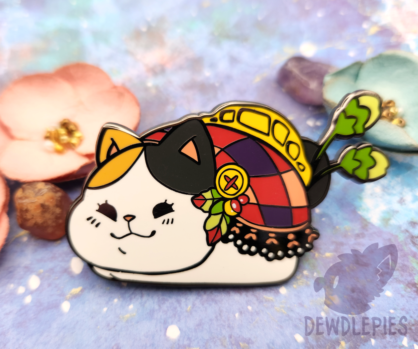 Fat Cat Enamel Pin *Last Chance*