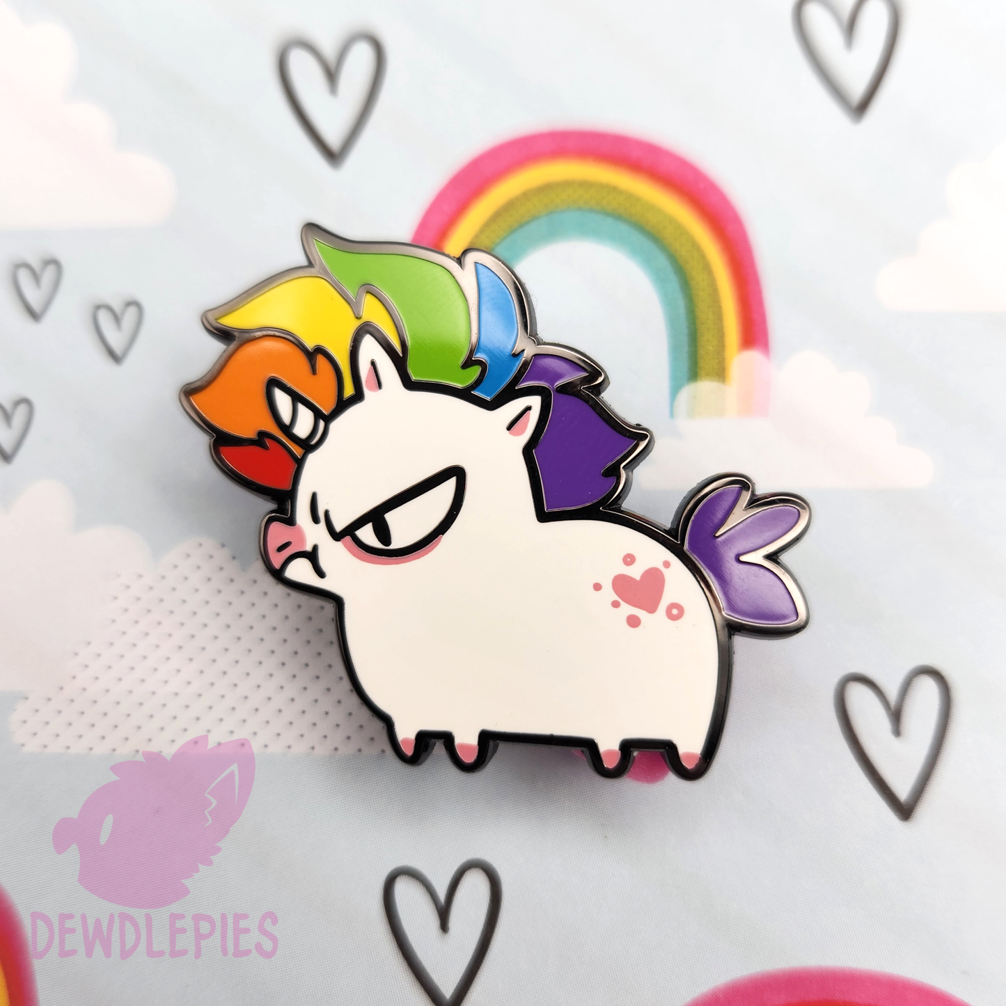 ★Limited★ Angrycorn Pride Unicorn Enamel Pins