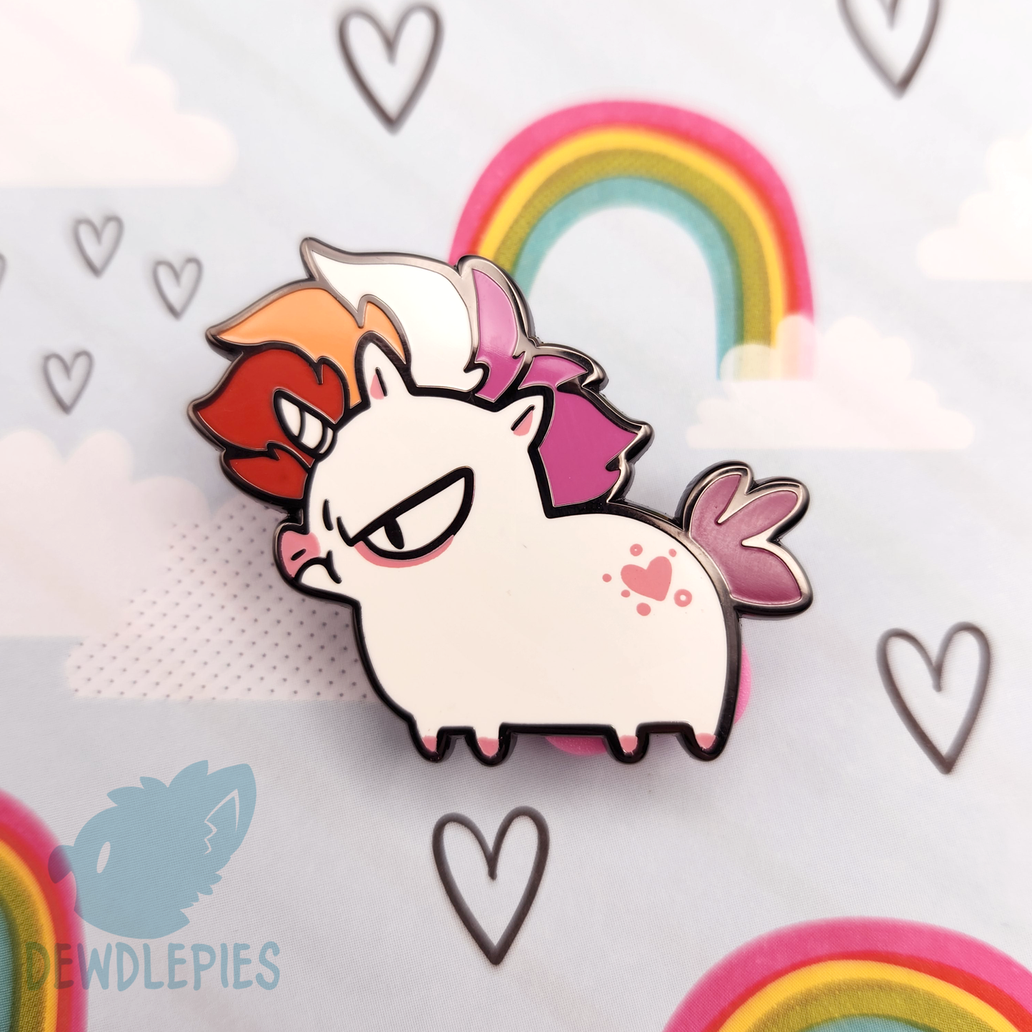 ★Limited★ Angrycorn Pride Unicorn Enamel Pins