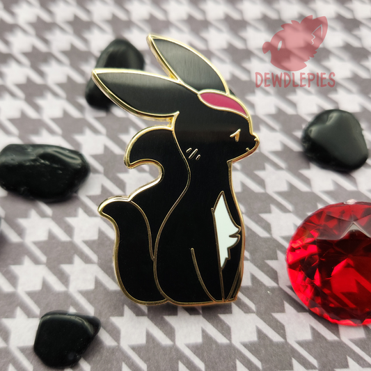 Obsidian Carbuncle Pin