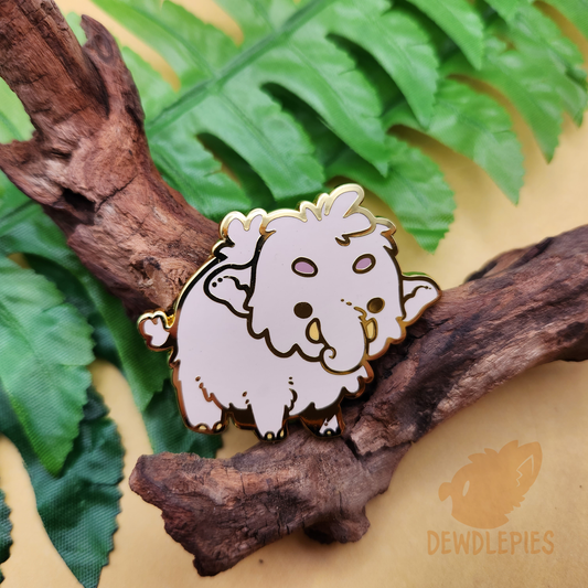 Prehistoric Pals: Woolly Mammoth Pin (Winter)